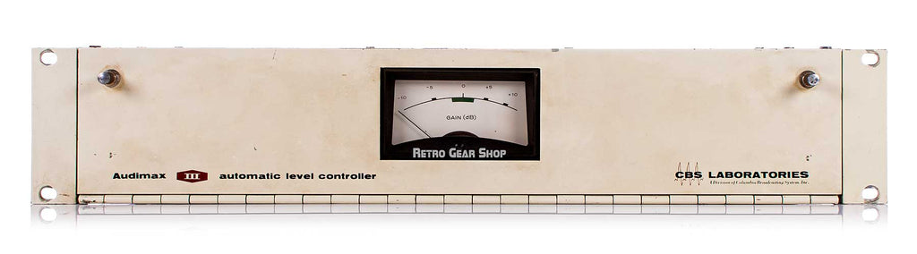 CBS Audimax III Limiter Serviced Front