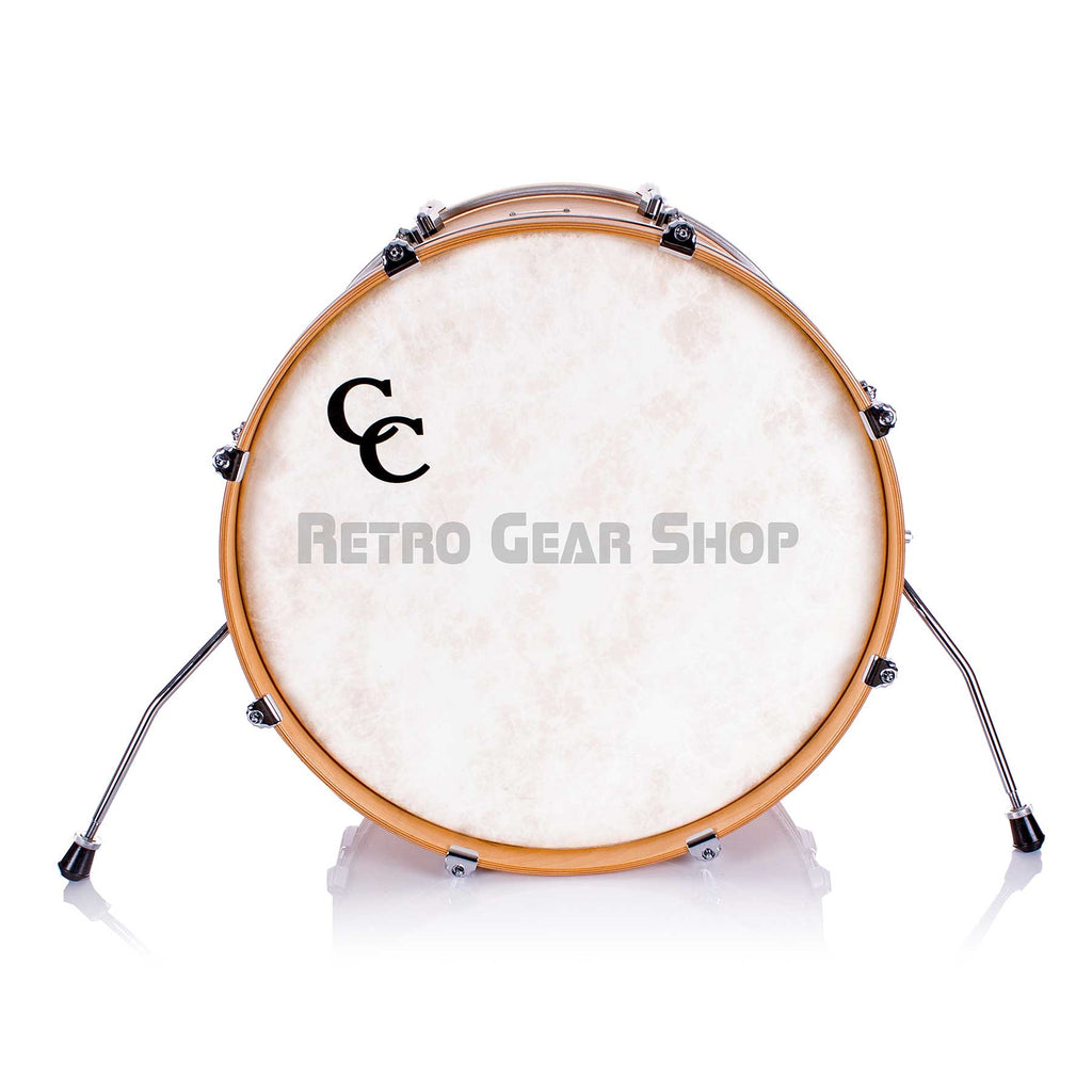 C&C Natural Big Beat Classic Drum Kit Kick Bass Drum 22" Front