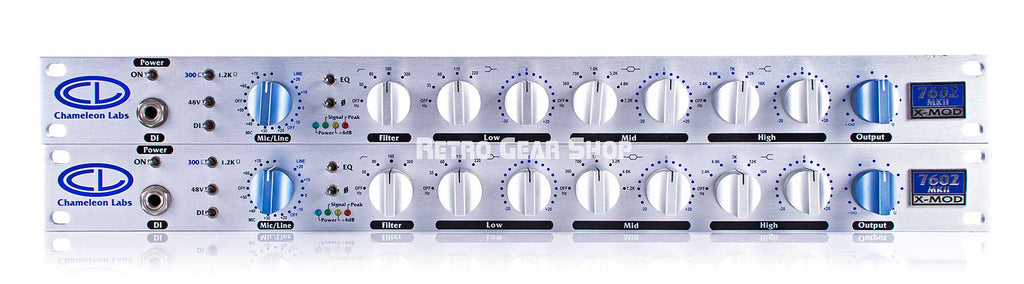 Chameleon Labs 7602 MKII X-Mod Stereo Pair Front