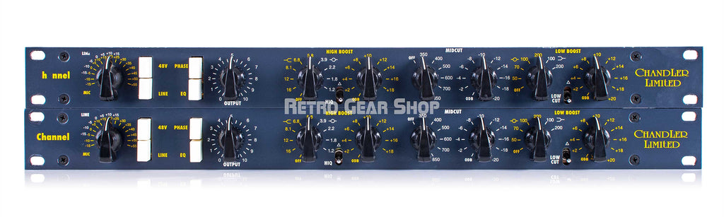 Chandler Limited Channel Strip Stereo Pair Front