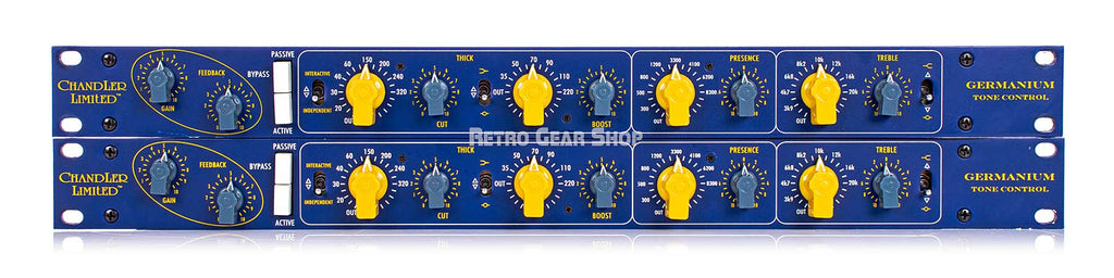 Chandler Limited Germanium Tone Control Pair Front