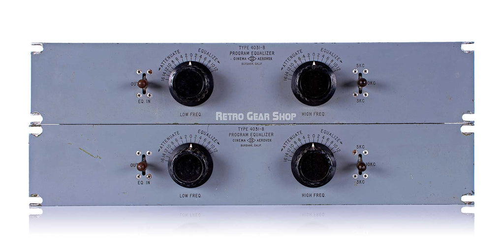 Cinema Engineering Aerovox Type 4031-B Stereo Pair Front