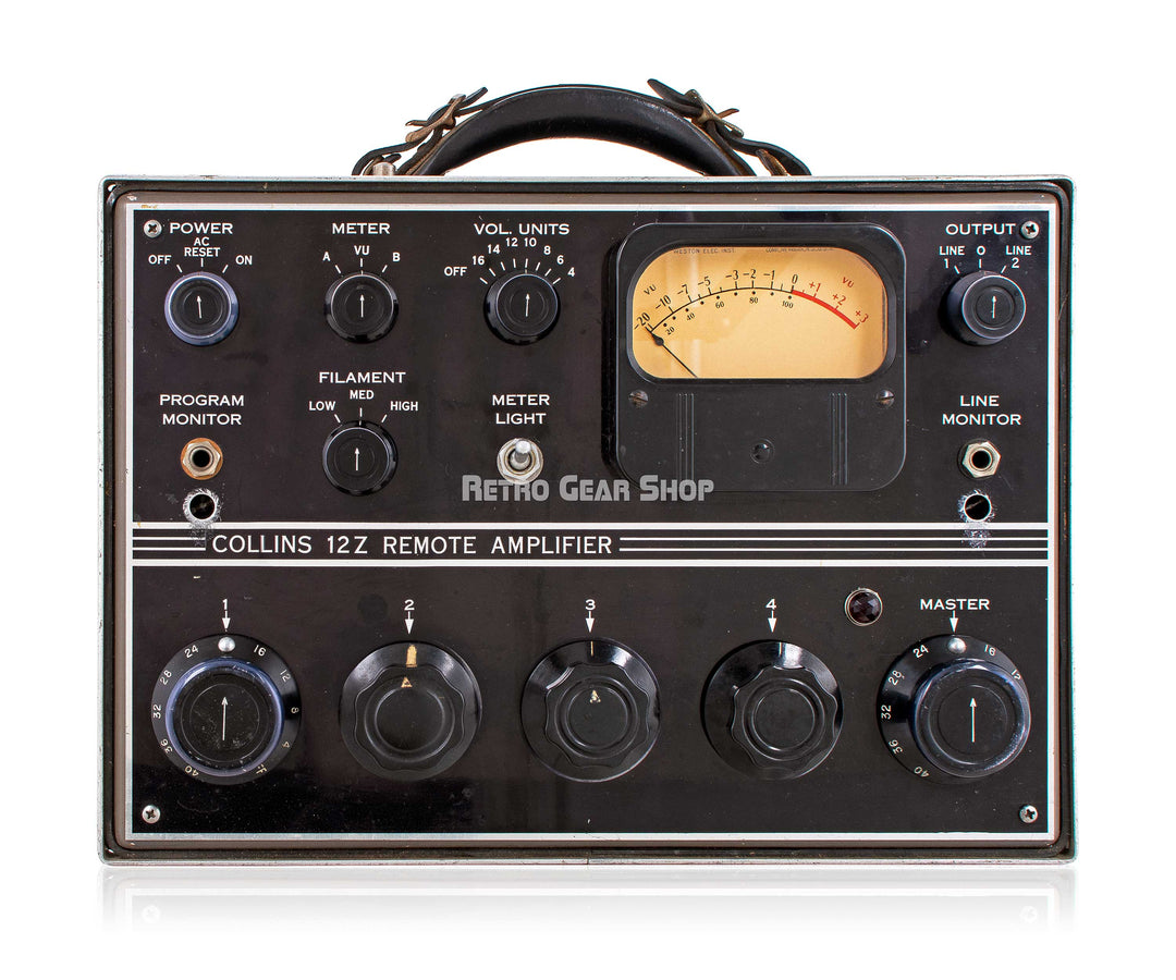Collins 12Z Remote Amplifier Tube Preamp Mic Pre Rare Vintage Serviced – Retro Gear Shop