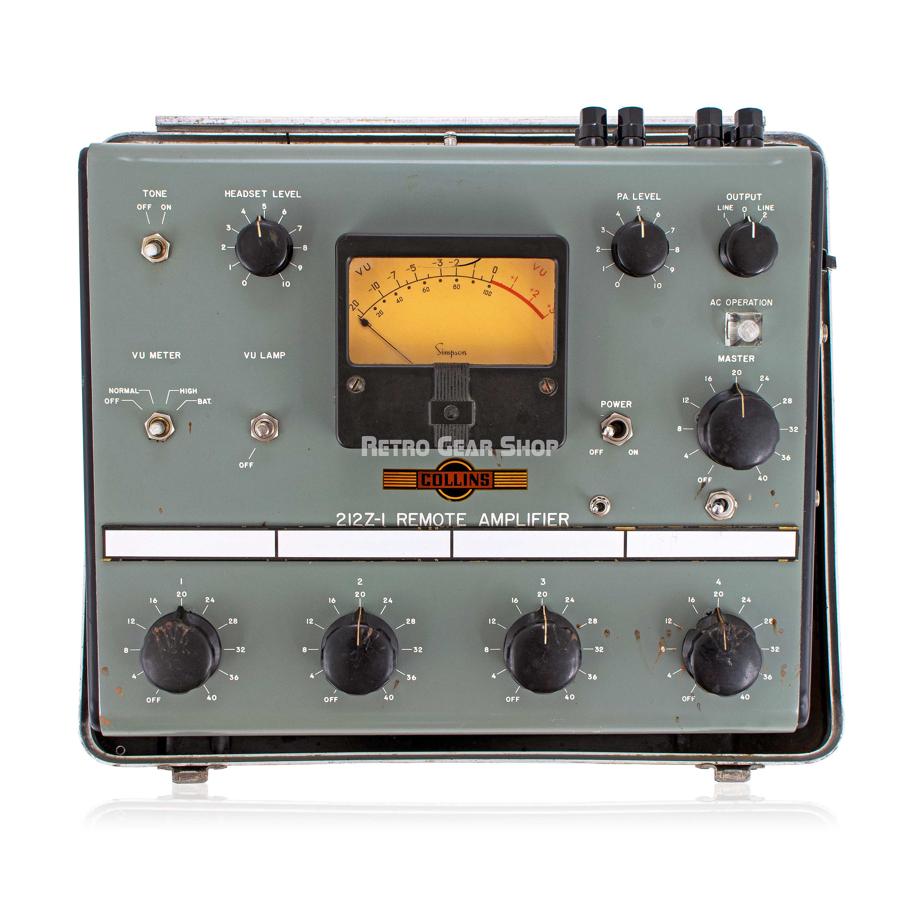 Collins 212Z-1 Germanium Transistor Modded Portable Preamp Vintage