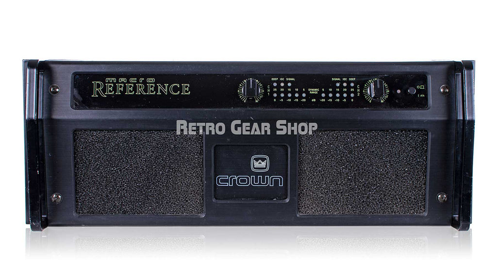 Crown Macro Reference Power Amp Front