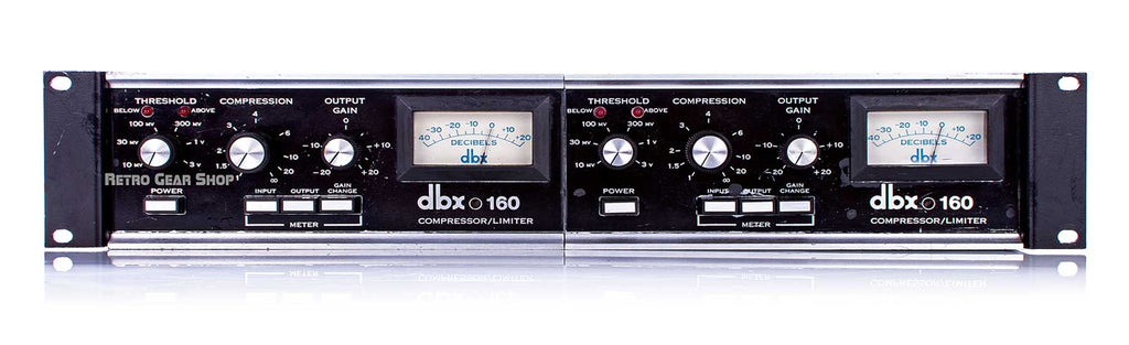 DBX 160 VU Pair Front