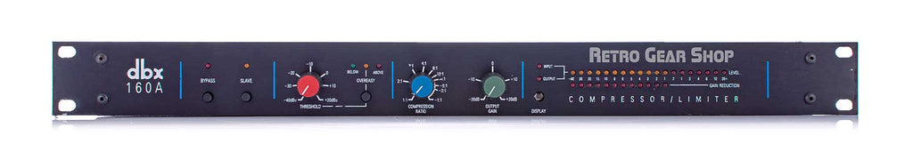 dbx 160A Compressor Limiter DHRS Front