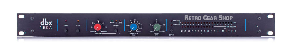 dbx 160A Compressor Limiter x3 DHRS Front