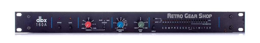 dbx 160A Compressor Limiter x3 DHRS Front
