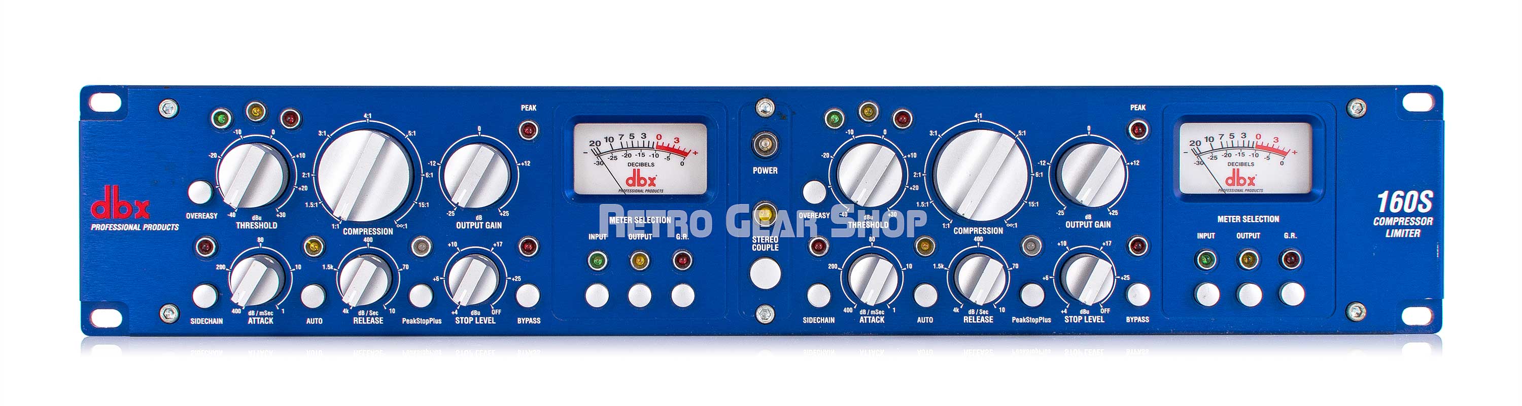 DBX 160S 2-Channel Compressor Limiter Analog Vintage Rare dbx
