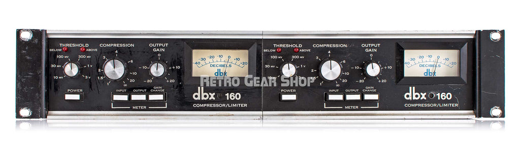 dbx 160VU Pair Front