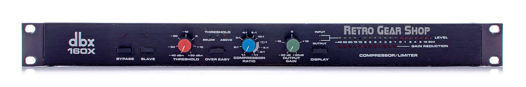 dbx 160X USA Compressor Limiter Front