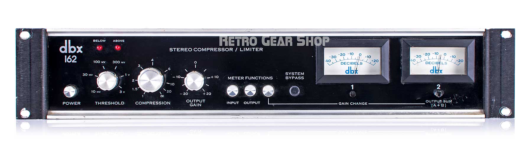 DBX 162 Stereo Compressor Limiter Rare Vintage Analog– Retro Gear Shop