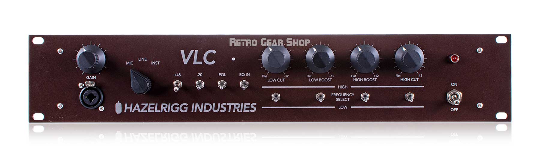 Hazelrigg Industries VLC Tube Microphone Mic Preamp EQ Equalizer