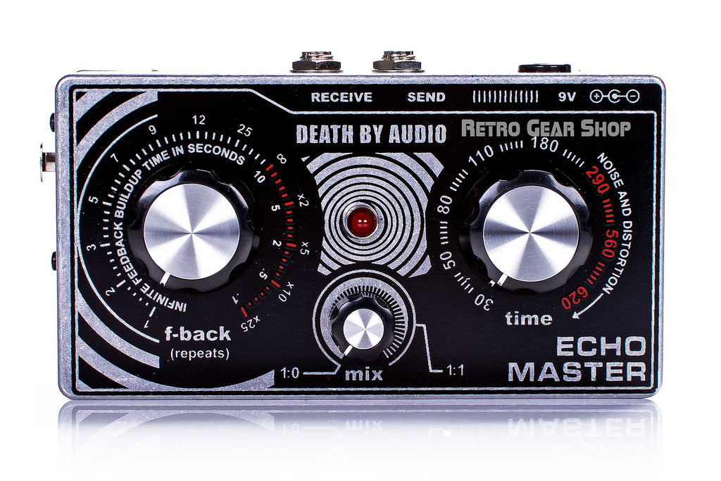 Death By Audio Echo Master Guitar Effect Pedal Echo Preamp– Retro