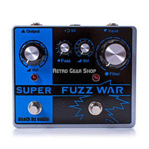 Death by Audio Super Fuzz War Front