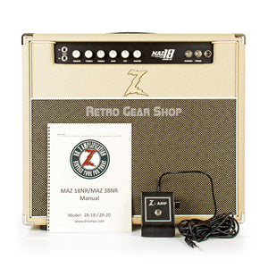 Dr. Z Maz 18 Jr NR 1x12 Combo Blonde Footswitch Manual
