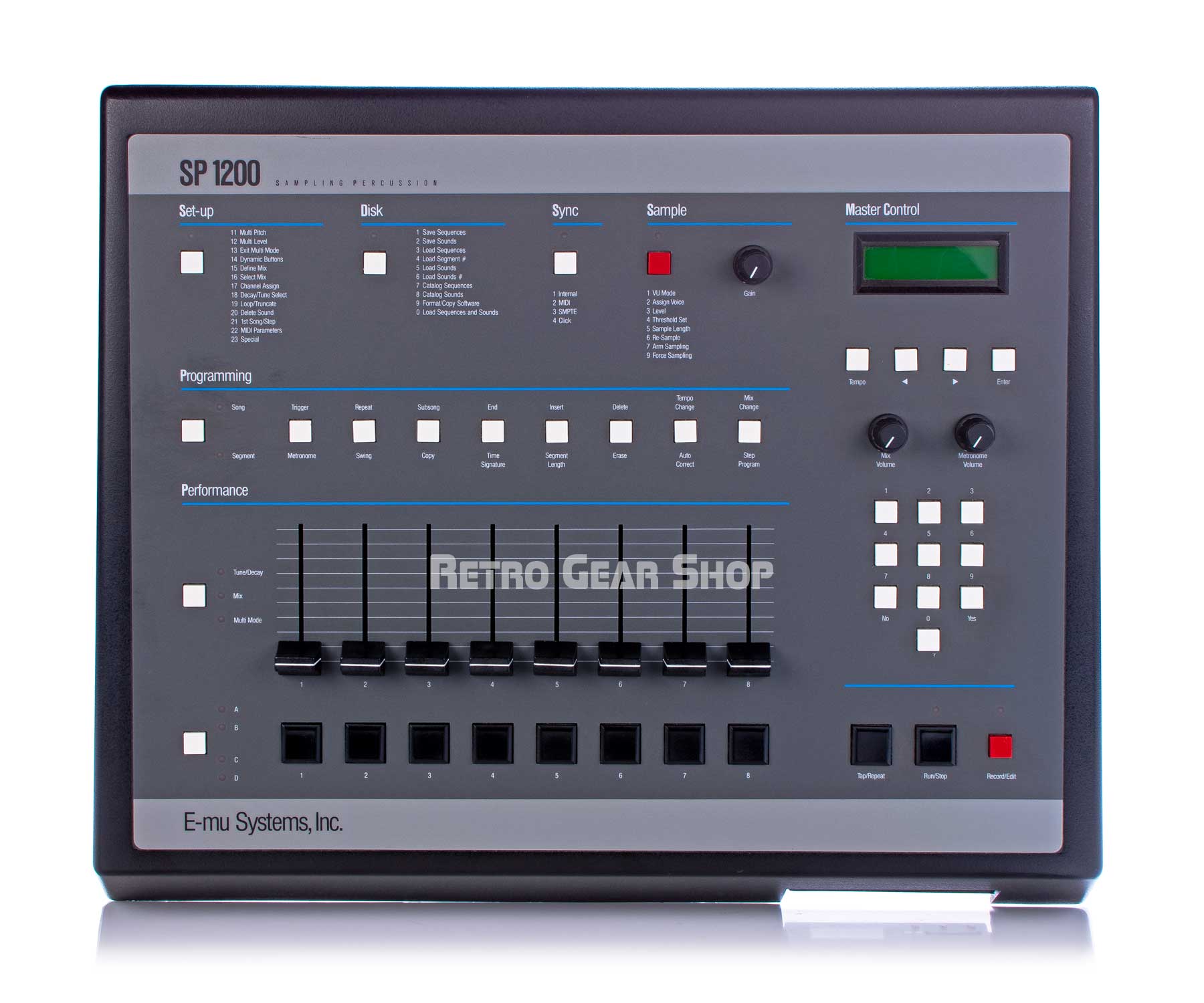 E-Mu SP-1200 Rare Vintage Sampler Drum Machine Emu SP1200 Reissue