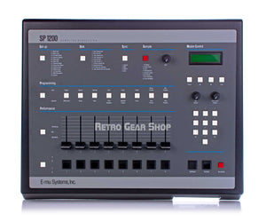 E-Mu SP-1200 Sampler Drum Machine Emu SP1200 Lotharek HxC Emulator SD Drive Top