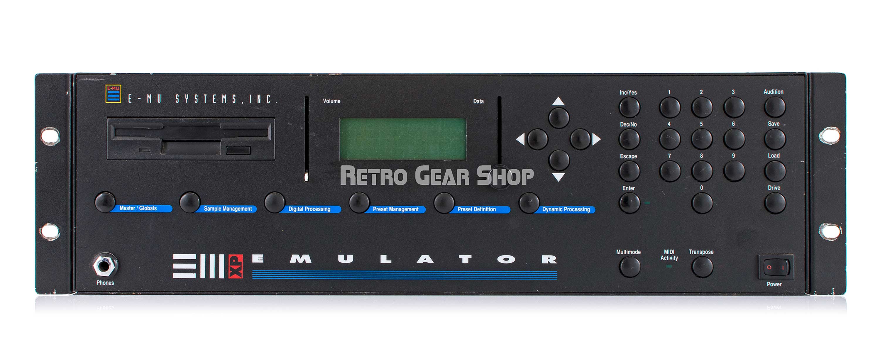 EMU Systems EIII-XP Emulator Rack Sampler Model 6101 Vintage Rare