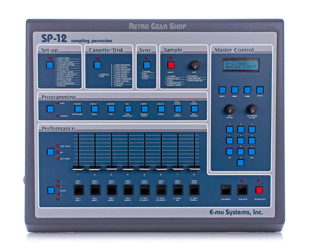 E-Mu SP-12 Turbo Custom Upgrades Top