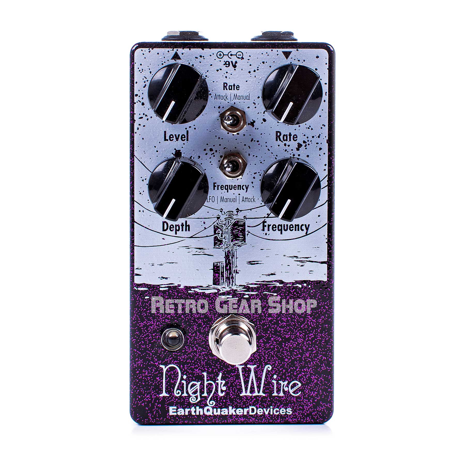 EarthQuaker Devices Night Wire V2 Harmonic Tremolo Guitar Effect