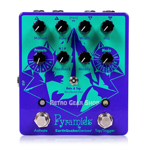EarthQuaker Devices Pyramids Stereo Flanging Top