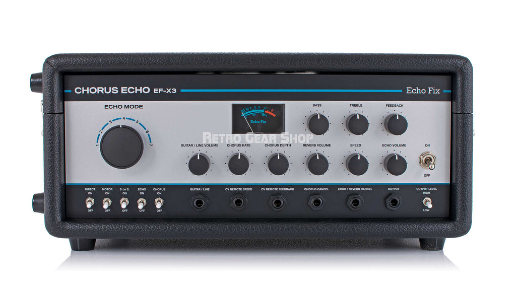 EF-X3 Tolex Enclosure Chorus Echo Silver Front