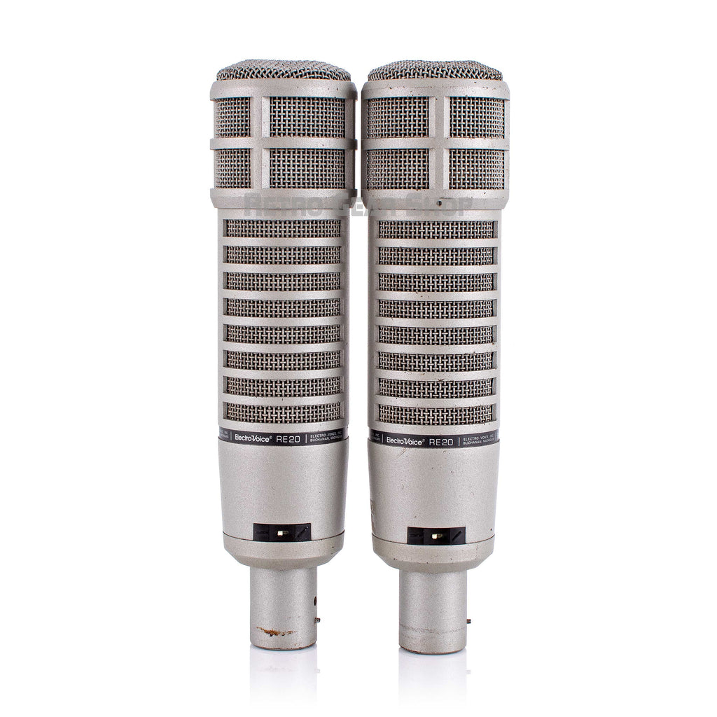 Electrovoice EV RE20 Vintage Pair Front