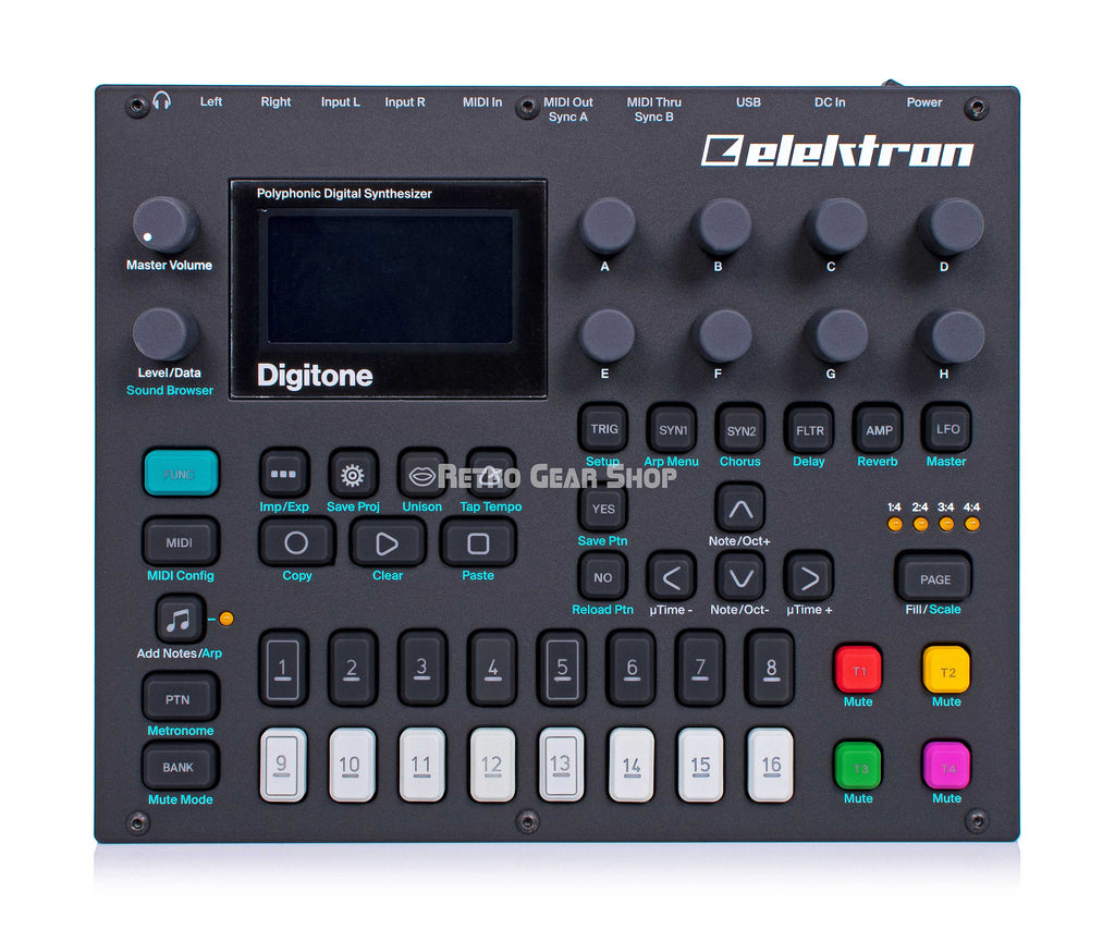 Elektron Digitone Polyphonic Desktop Digital FM Subtractive Synth– Retro Gear Shop