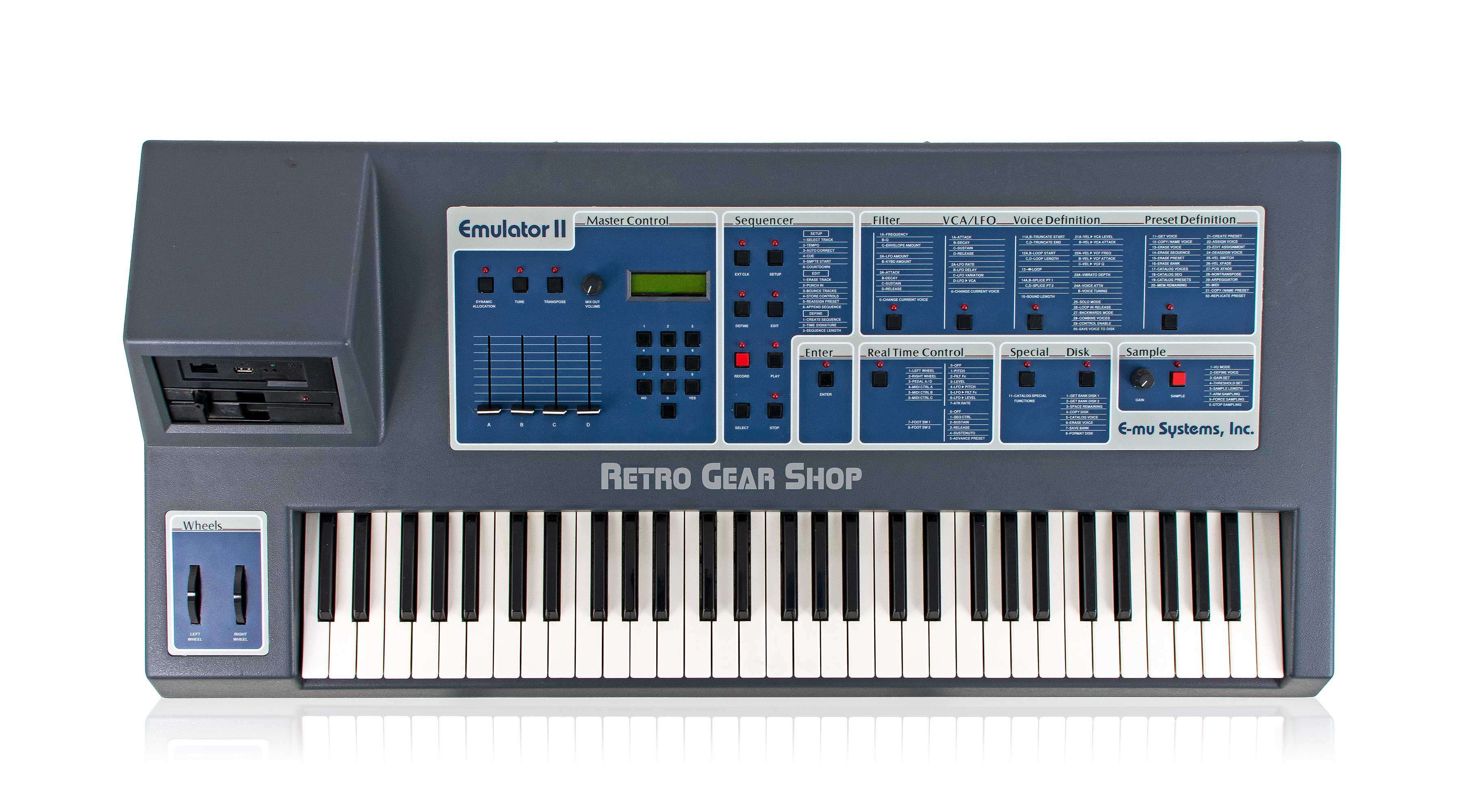 Emu Emulator II Poly Synth Sample Analog Vintage Rare E-Mu