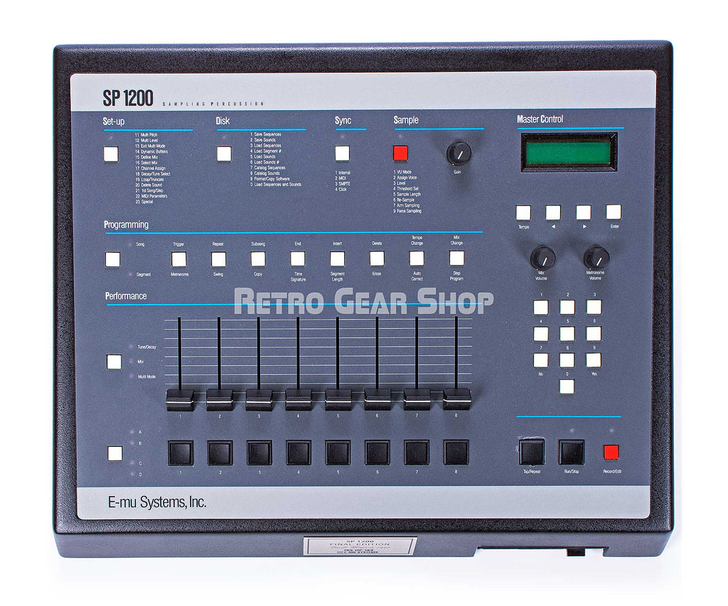 E-Mu SP-1200 Final Edition Top