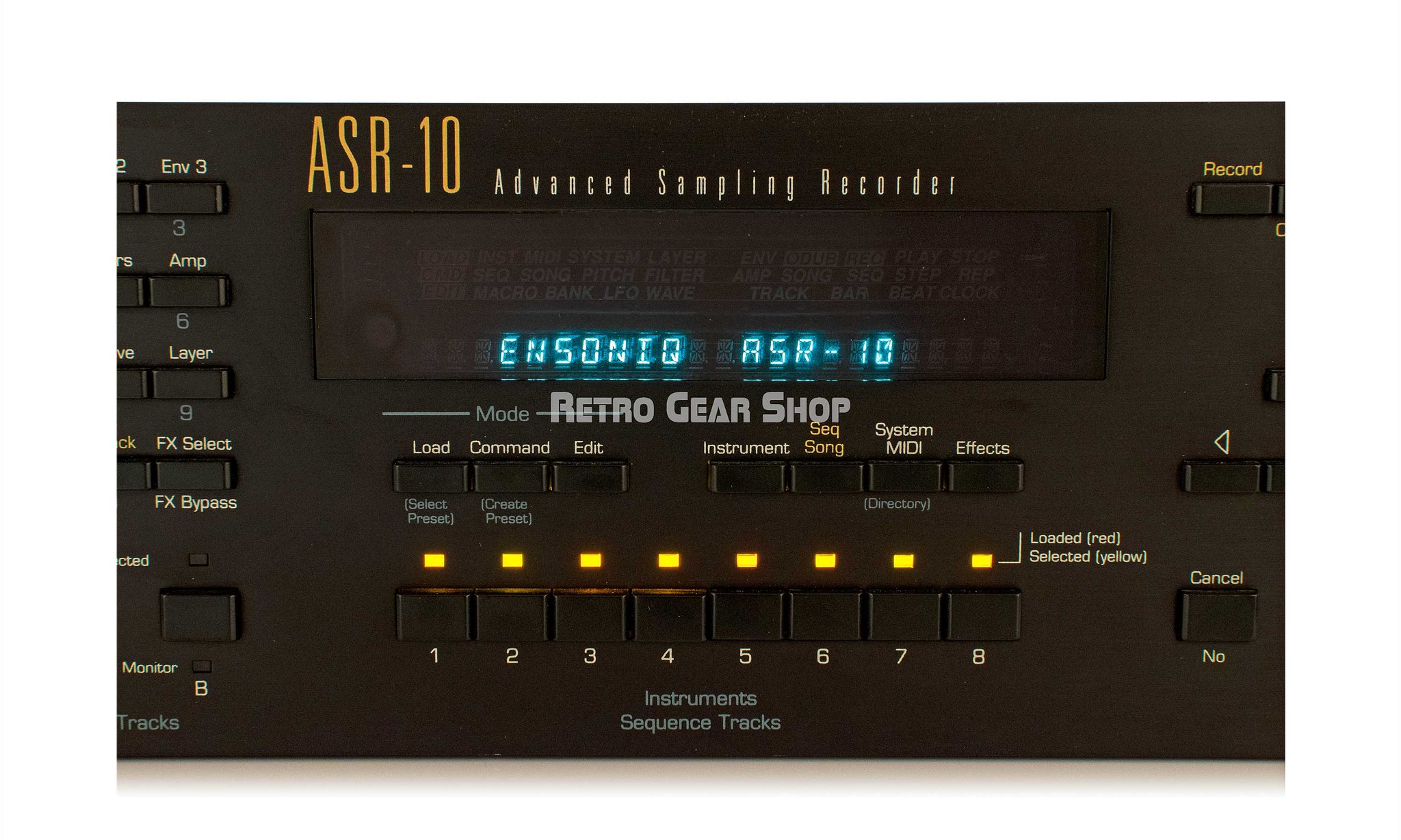 Ensoniq ASR-10R Screen