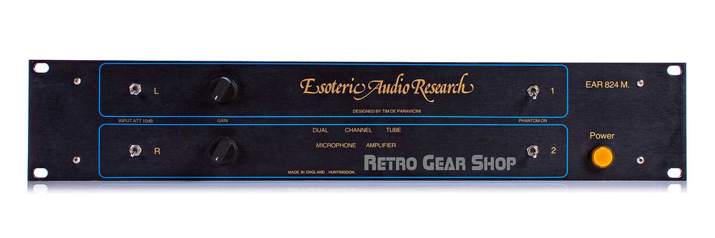 Esoteric Audio Research EAR 824M Dual Channel Stereo Tube Microphone Amplifier Front