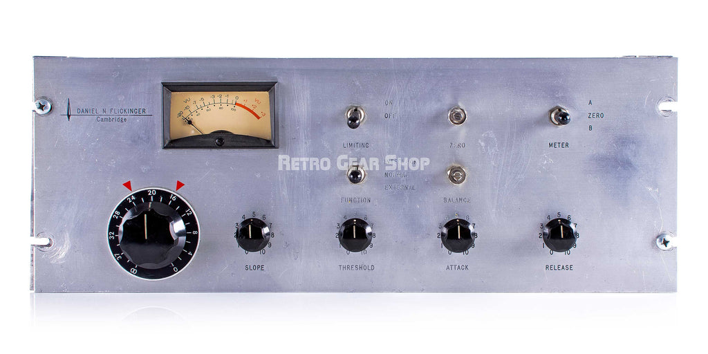 Daniel N. Flickinger 226-7 Prototype 226-9 Rare Vintage Analog Tube Limiter Compressor Front