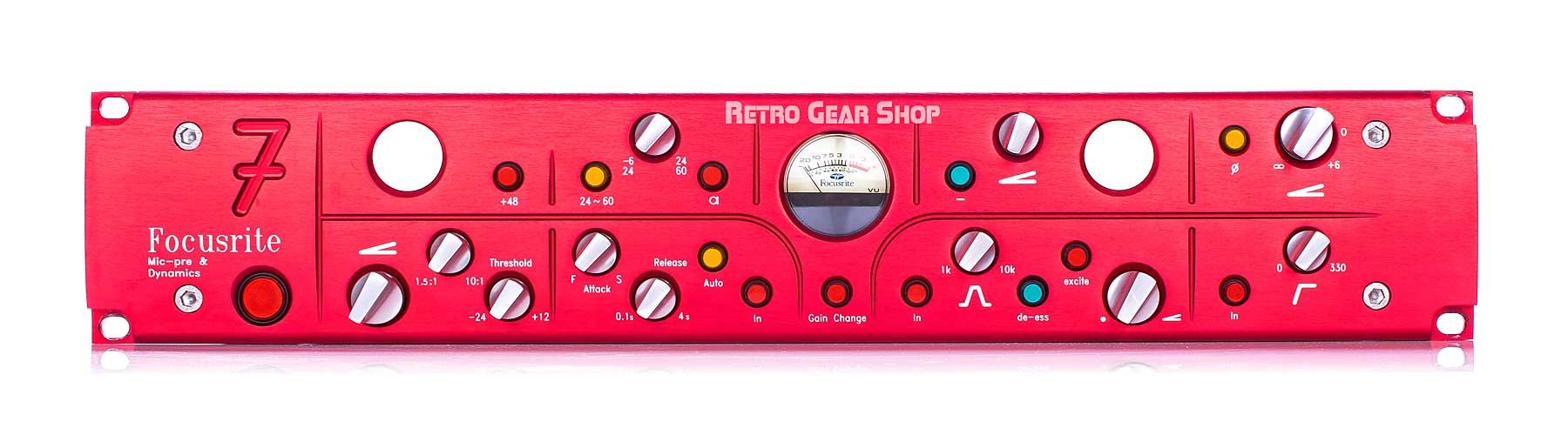 Focusrite Red 7 Mic Pre & Dynamics Compressor Limiter De-esser