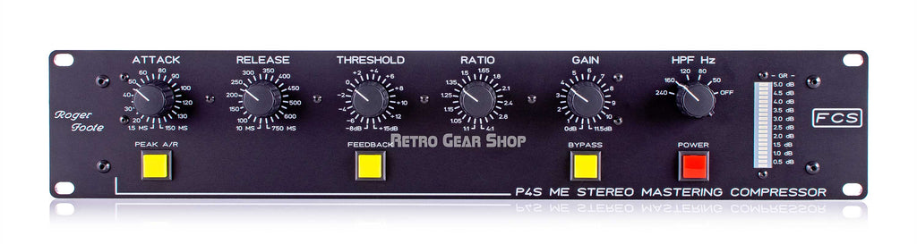 Foote Control Systems P4S ME VCA Stereo Mastering Compressor– Retro Gear Shop