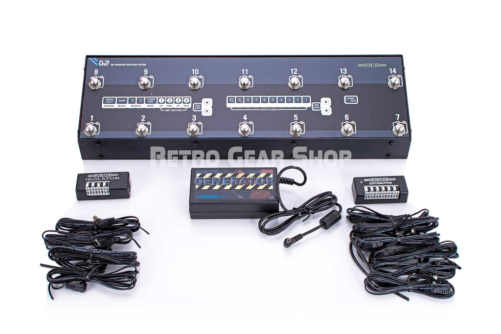 g2 pedal Gigrig G2 Pedal Board Effects Pedal Switching System– Retro Gear Shop