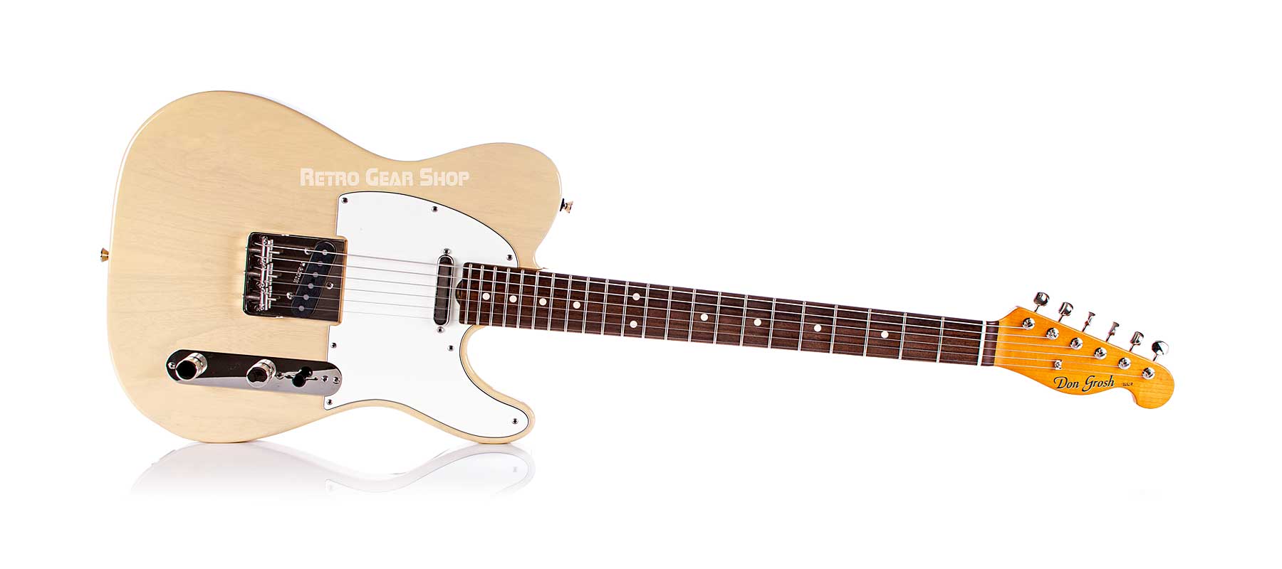 【ジャンク】don grosh テレキャスター フロント ピックアップ Don Grosh NOS VT Swamp Ash Blonde Tele 2016 Electric Guitar– Retro
