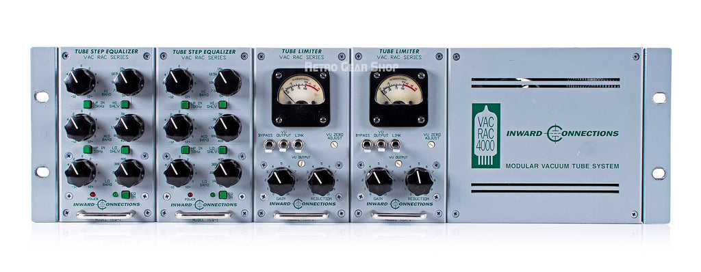 Inward Connections VRC-1A VacRac 4000 TLM-1 Tube Limiters Compressor TEQ-1 Step Equalizer EQ x2 Front