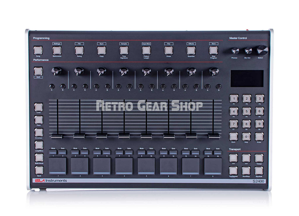 Isla Instruments S2400 Drum Machine Sampler Top