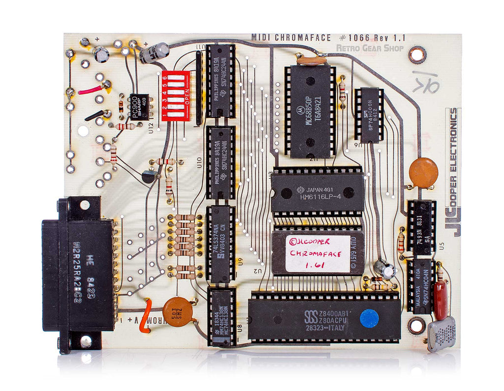 Arp Rhodes Chroma Keyboard Expander JL Cooper Chromaface Midi 1.61 Kit Front