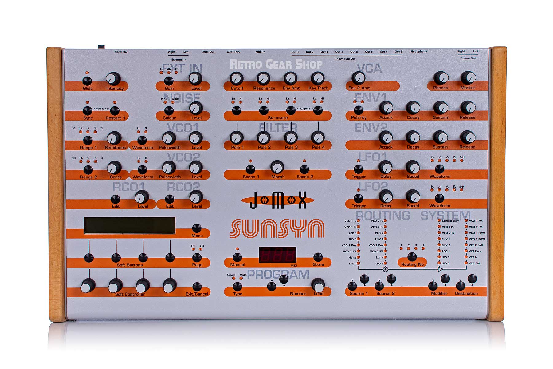 JoMoX SunSyn + Box Rare Vintage Analog Polyphonic Synthesizer