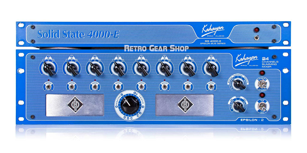 Kahayan Epsilon 2 Summing Mixer + Solid State 4000 E Front