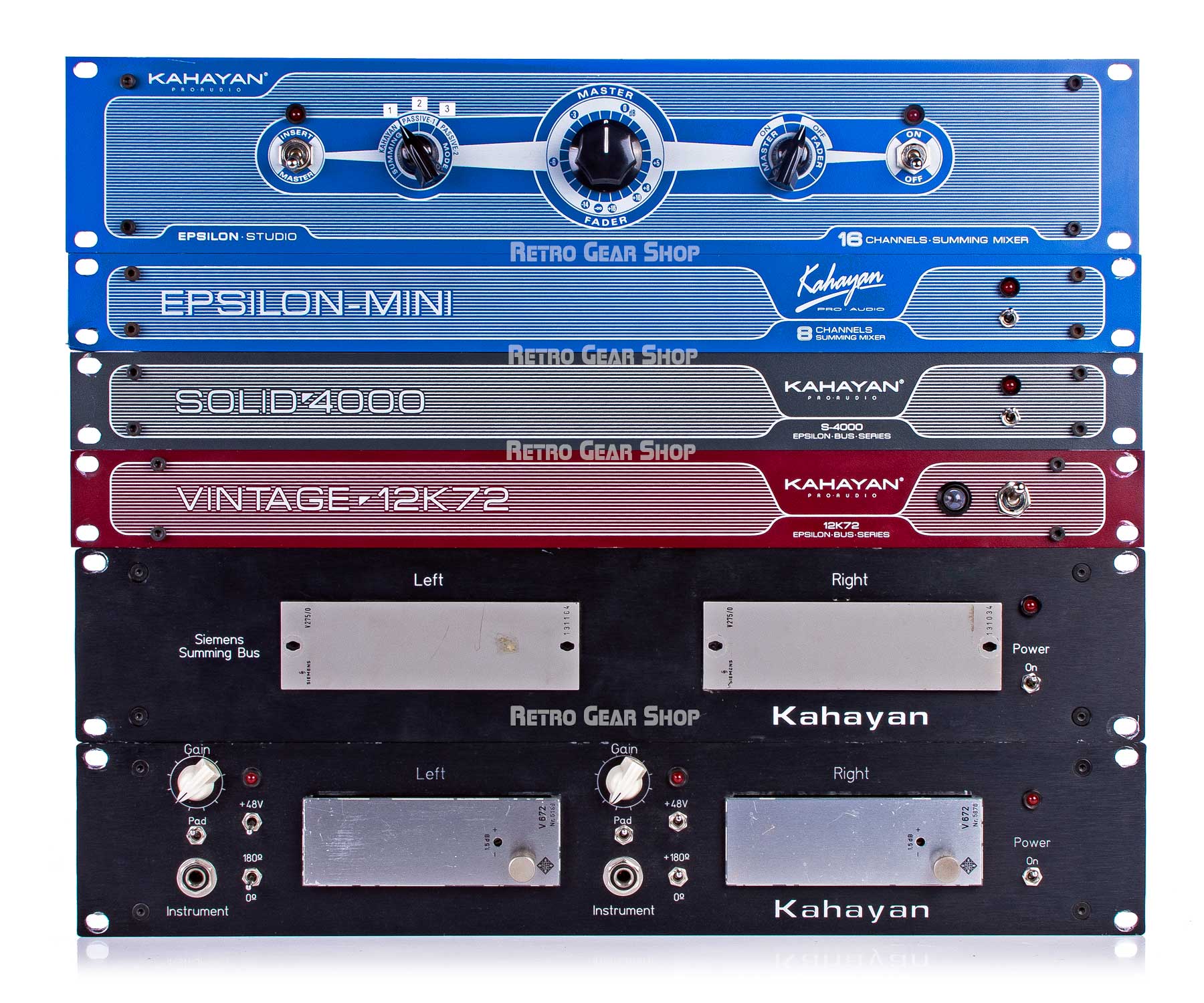 Kahayan Telefunken V672 Stereo Preamp Vintage Summing Mixer Bus