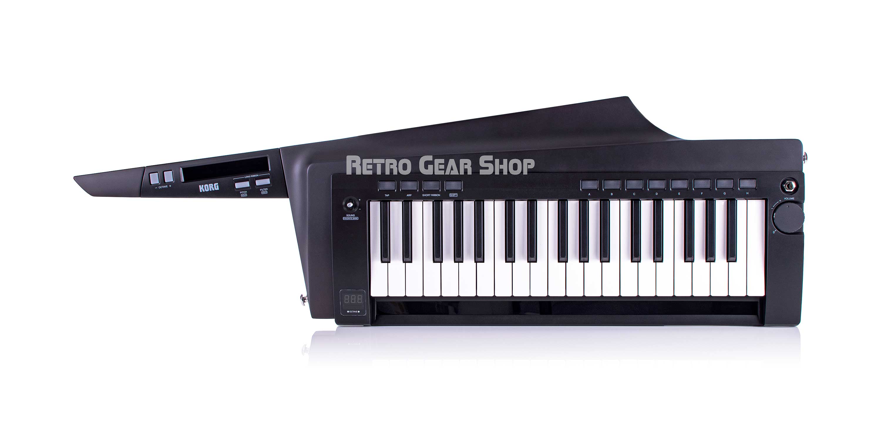 Korg RK 100S 2 Remote Keyboard Keytar Analog Modeling Synth Black