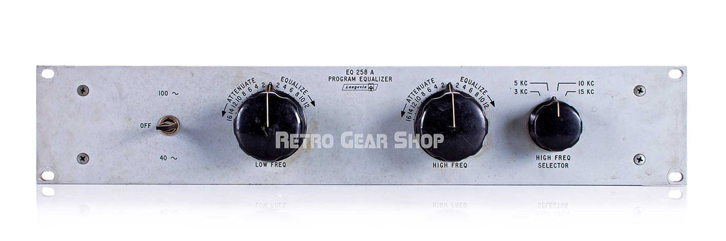 Langevin EQ-258 A Program Equalizer Front