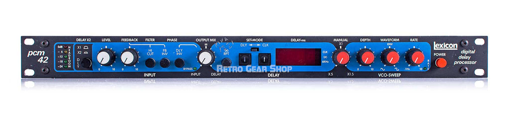 Lexicon PCM42 Digital Delay Processor Front