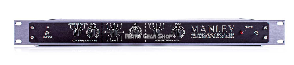Manley Mid Frequency Equalizer Front