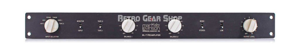 Mark Levinson ML-7 Front